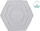 Fillikid Laufgittereinlage 6-Eck Jersey Safari grau (1121-77)