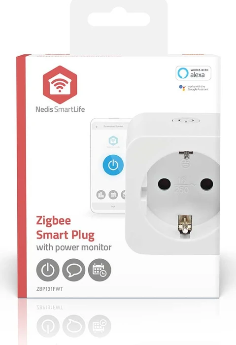 Nedis SmartLife Smart Stecker, 3680W, Typ F, Smart-Steckdose