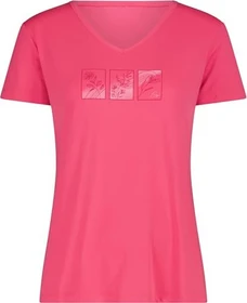 CMP Print Funktionsshirt kurzarm rosa fluo (Damen)