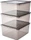 Keeeper Bea Aufbewahrungsbox, 18l, grau/transparent, 3er-Pack (3003182700000)