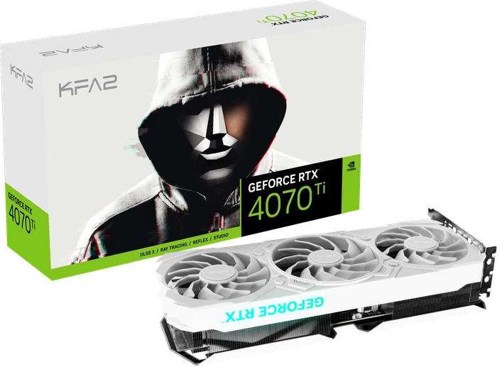 KFA2 GeForce RTX 4070 Ti EX Gamer White, 12GB GDDR6X, HDMI, 3x DP