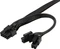 SilverStone PP13, 8-Pin EPS Stecker auf 8-Pin EPS Stecker und 4/8-Pin ATX12V Stecker, Adapterkabel, schwarz, 750mm Vorschaubild
