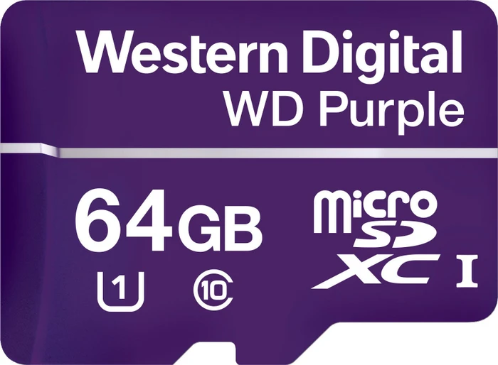 Western Digital WD Purple R80/W50 64GB, UHS-I U1, Class 10