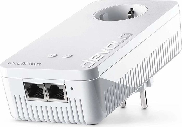 devolo Magic 1200+ WiFi Multiroom Kit / Netzwerk Kit, 2x Powerline/WLAN-Access Point und Powerline-Adapter Set, 3er-Bundle