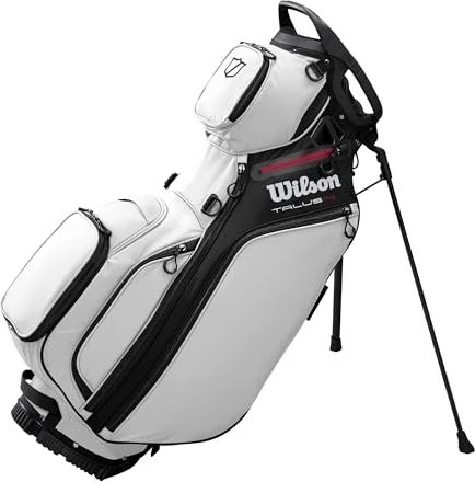 Wilson Talus Standbag Golftasche weiß/schwarz