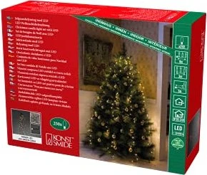 Konstsmide Baumlichtermantel Lichterkette LED 250x warmweiß