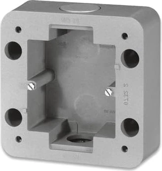 Legrand Soliroc AP-Gehäuse 1-fach IP55 IK10, grau