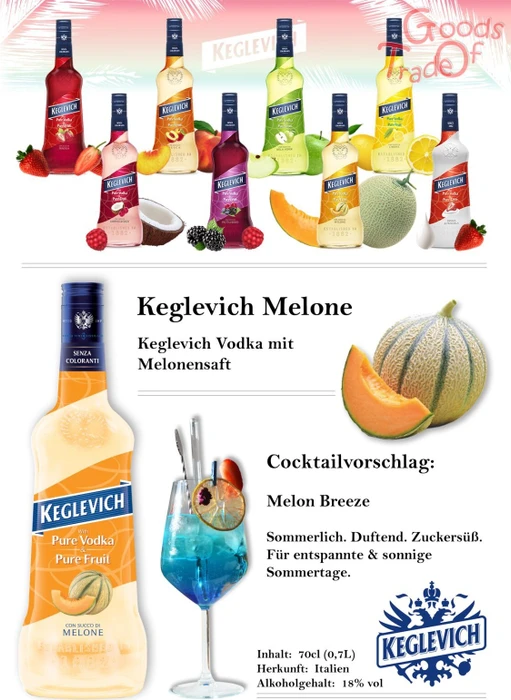 Keglevich Vodka & Melone 700ml