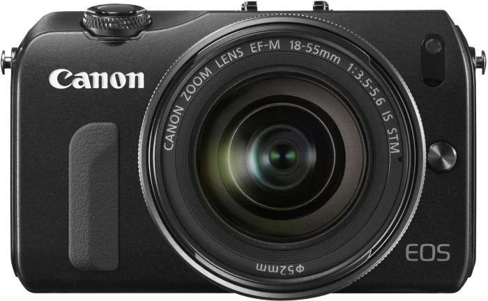 Canon EOS M schwarz mit Objektiv EF-M 18-55mm 3.5-5.6 IS STM