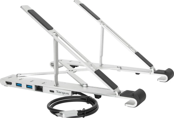 Targus Tragbarer Laptop-Ständer mit integrierter Dock, USB-C 3.0 [Stecker]