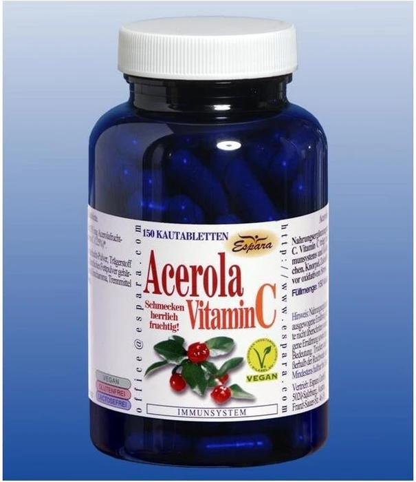 Espara Acerola-Vitamin C Kautabletten, 150 Stück