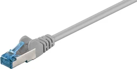 goobay Patchkabel, Cat6a, S/FTP, RJ-45/RJ-45, 0.25m, grau