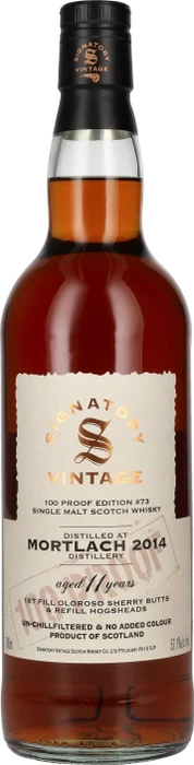 Signatory Vintage The Un-Chillfiltered Collection Mortlach 2014 700ml