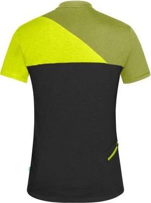 Vaude Tremalzo IV Trikot kurzarm schwarz/grün (Herren)
