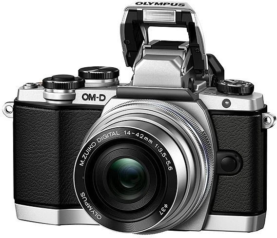 Olympus OM-D E-M10 silber mit Objektiv M.Zuiko digital ED 14-42mm 3.5-5.6 EZ