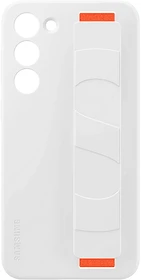 Samsung Silicone Grip Case für Galaxy S23+ weiß