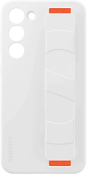 Samsung Silicone Grip Case für Galaxy S23+ weiß