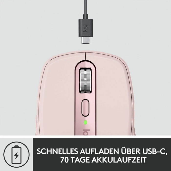 Logitech MX Anywhere 3 Rose, rosa, USB/Bluetooth