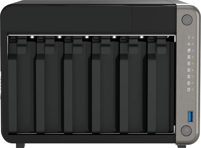 QNAP Turbo Station TS-AI642-8G 3TB, 8GB RAM, 1x RJ-45 2.5GBase-T, 2x RJ-45 1000Base-T