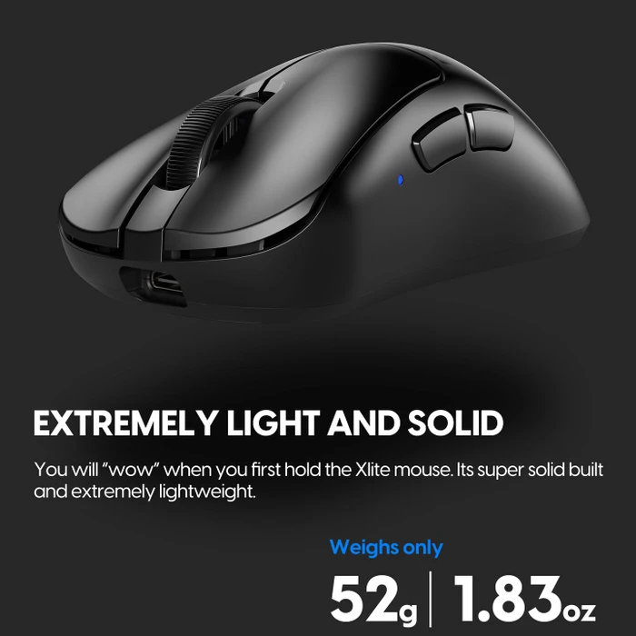 Pulsar Gaming Gears Xlite v3 Mini Wireless schwarz, USB