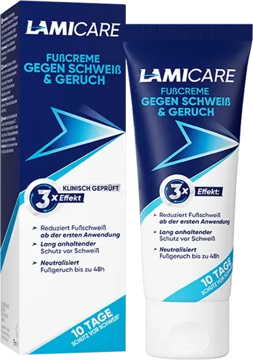 Karo Healthcare Lamicare Fußcreme gegen Schweiß & Geruch, 75ml