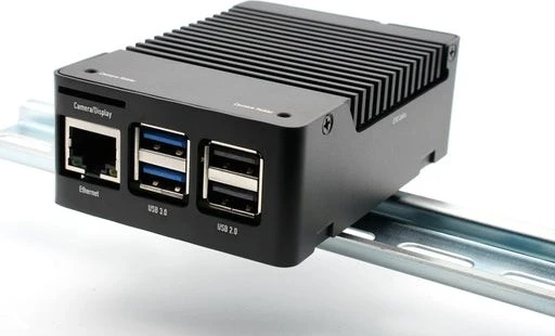 KKSB Aluminiumgehäuse für Raspberry Pi 5, schwarz