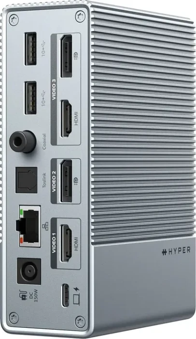 Hyper HyperDrive 15-in-1 USB-C Hub, grau, USB-C 3.1 [Buchse]