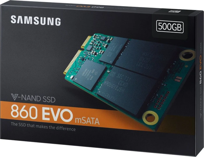 Samsung SSD 860 EVO 500GB, MO-300 / mSATA 6Gb/s