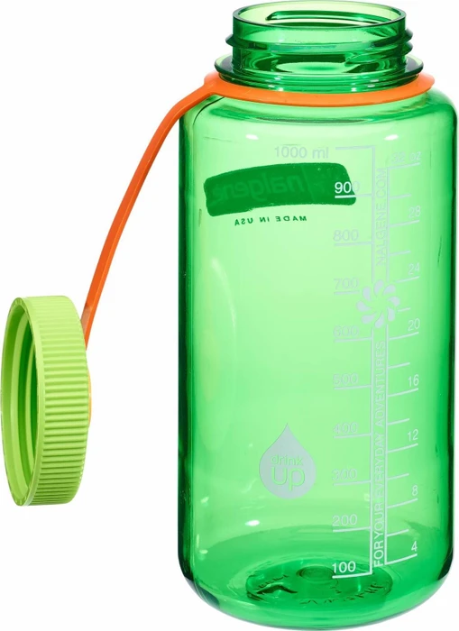 Nalgene Wide Mouth Trinkflasche 1l melon ball