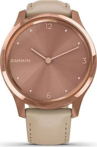 Garmin vivomove Luxe Aktivitäts-Tracker light sand/18k rose gold