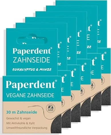Paperdent Zahnseide Eukalyptus & Minze