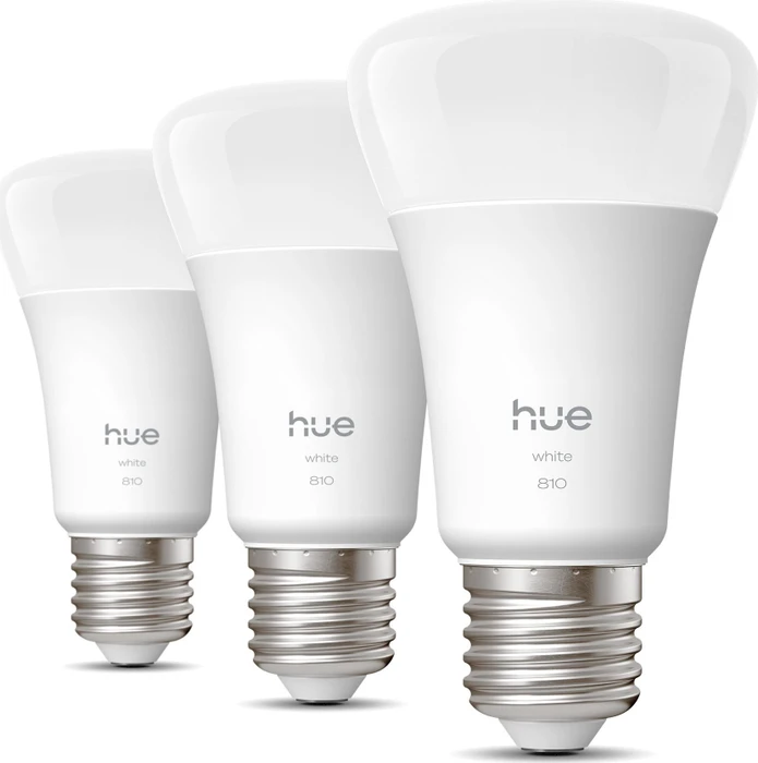 Philips Hue White 1600 LED-Bulb E27 7W/827, 3 Stück