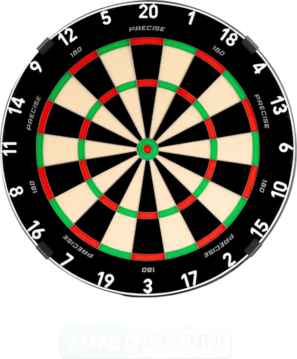 Precise 180 Endorphine Dartscheibe classic white