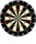 Precise 180 Endorphine Dartscheibe classic white