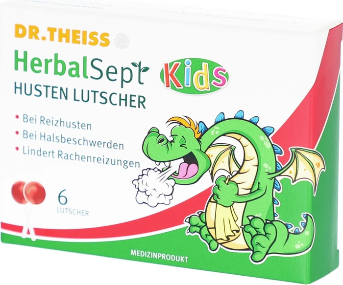 Dr. Theiss HerbalSept Husten Lutscher Kids