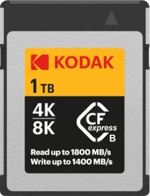 Kodak CFexpress 2.0 Type-B R1800/W1400 CFexpress Type B 1TB, SD Express EX I