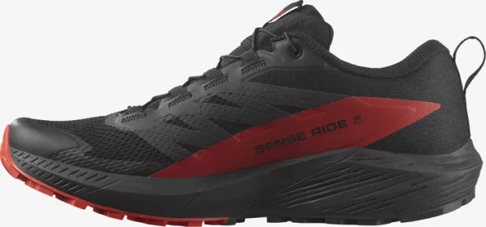 Salomon Sense Ride 5 black/fiery red (Herren)