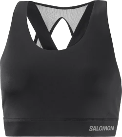 Salomon Cross Run Sport-BH deep black (Damen)