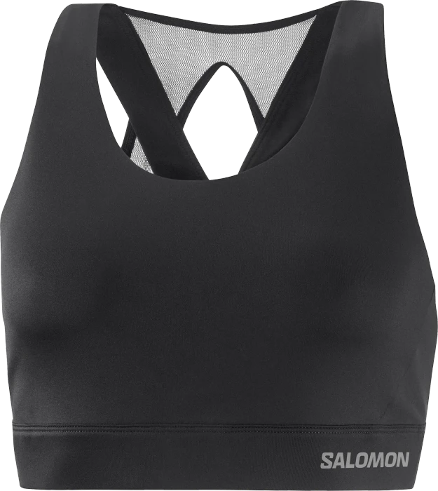 Salomon Cross Run Sport-BH deep black (Damen)