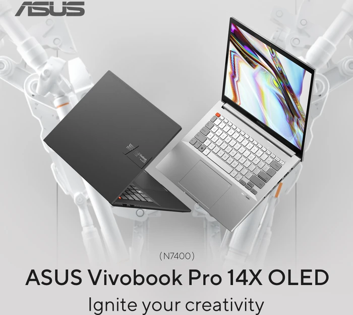 ASUS VivoBook Pro 14X OLED N7400PC-KM026X, Comet Grey, Core i7-11370H, 16GB RAM, 512GB SSD, GeForce RTX 3050, DE