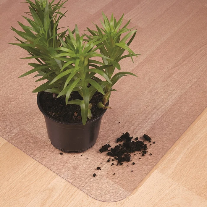 Floortex Cleartex Advantagemat Bodenschutzmatte für Hartböden, transparent, Vinyl