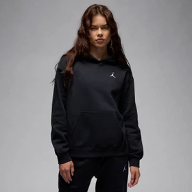Nike Jordan Brooklyn Fleece Hoodie schwarz/weiß