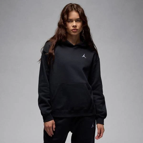 Nike Jordan Brooklyn Fleece Hoodie schwarz/weiß