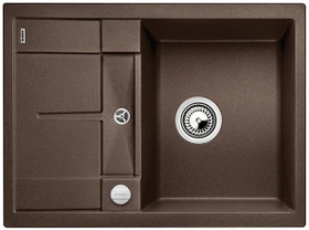 Blanco Metra 45 S Compact Becken reversibel mit Ablauffernbedienung cafe