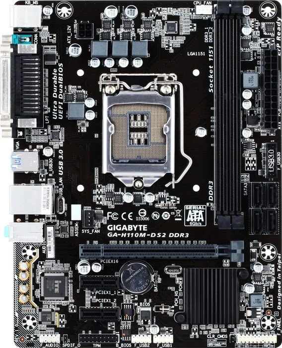 GIGABYTE GA-H110M-DS2 DDR3 (Intel 1151)