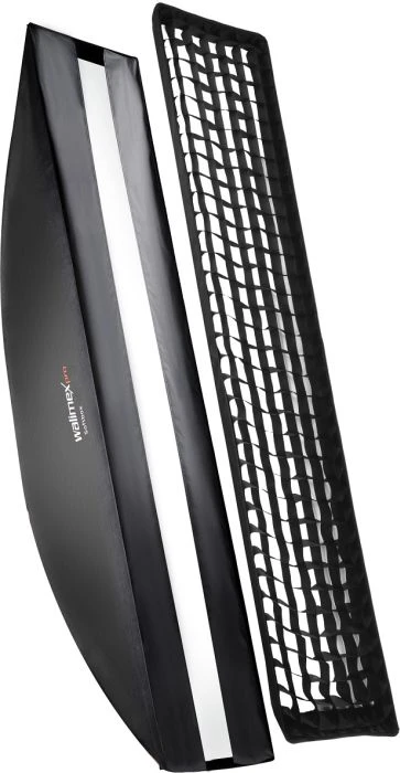 Walimex Pro Softbox Orange Line Striplight Plus 60x200cm für Aurora/Bowens