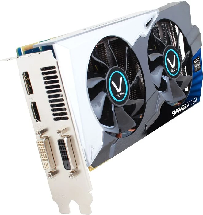 Sapphire Vapor-X Radeon R7 250X GHz Edition, 2GB GDDR5, 2x DVI, HDMI, DP, lite retail
