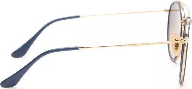 Ray-Ban Round Double Bridge gold/silver gradient flash