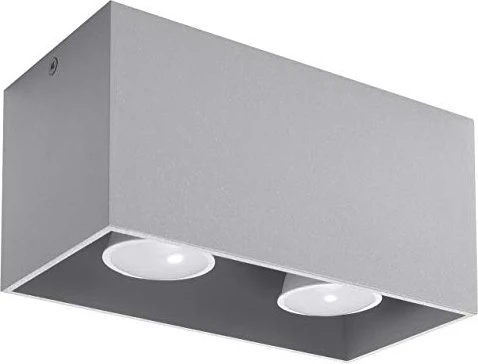 Sollux Quad Maxi Spot 2-flammig grau