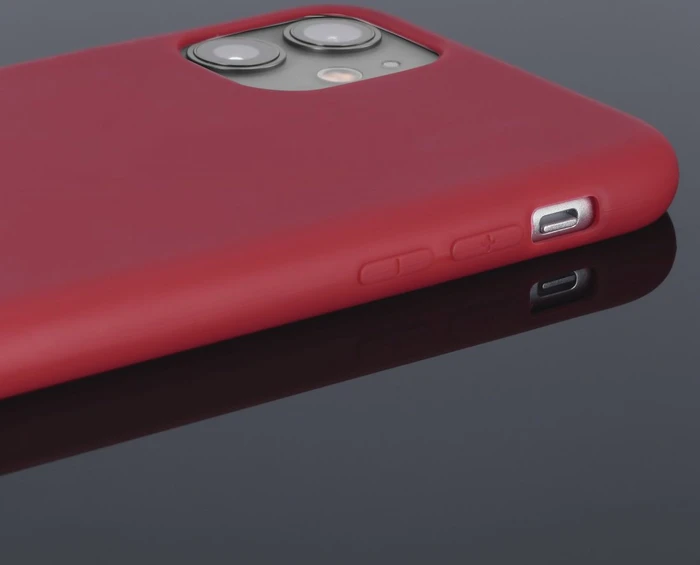 Hama Cover Finest Feel für Apple iPhone 12 Mini rot